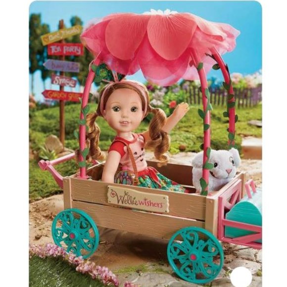 American Girl Other - American Girl Wellie Wishers Love & Caring Carriage for 14.5" Dolls NEW Wagon